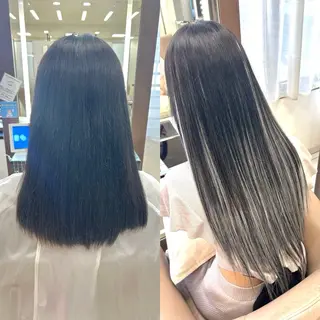 ヘアメ🎀ハイトーン 🩵エクステ🪄しほのヘアスタイル