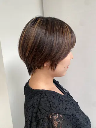 ショート ショート⌇艶カラー ⌇ RIN🌙のヘアスタイル