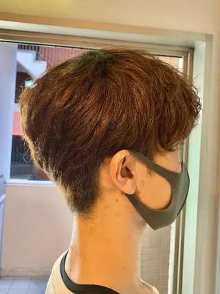 カラー メンズ うしだ かおるのヘアスタイル