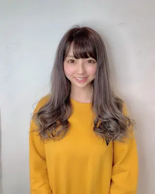 ロング カラー パーマ ヘアアレンジ メンズ マツエク・マツパ まつげと眉 Meliaのマツエク・マツパデザイン
