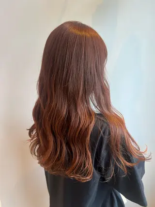 ロング カラー 水川 七海のヘアスタイル