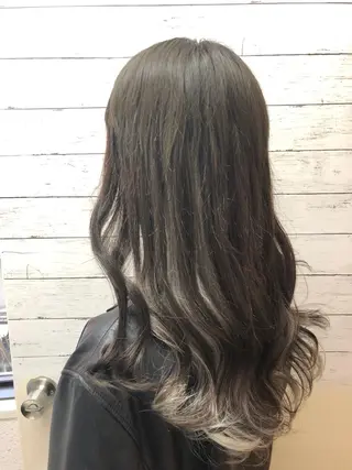 ロング カラー 韓国ヘア🤍髪質改善 🇰🇷AKANEのヘアスタイル