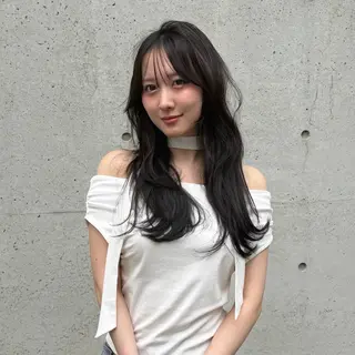 ロング SHUN/ レイヤーカットのヘアスタイル