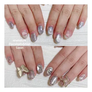 ミディアム ネイル 🐾enen style 🐾のネイルデザイン