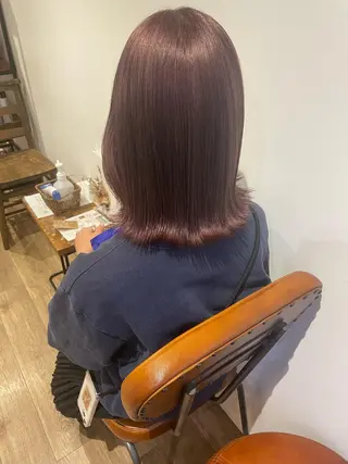 ミディアム カラー coco♡ 韓国hairのヘアスタイル