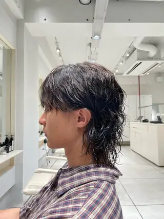 ショート パーマ メンズ 似合わせカットカラー ・パ—マ✨ちえのヘアスタイル