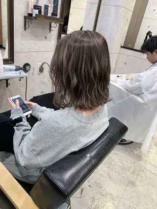 ミディアム カラー 白髪ぼかし🌈 Ayakoのヘアスタイル