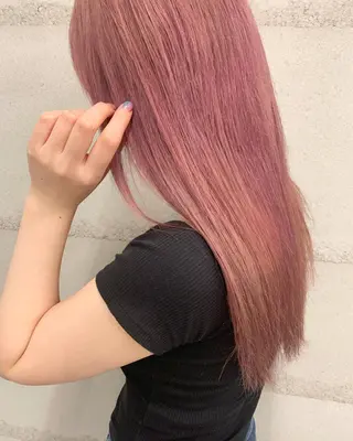 カラー 透明感カラー✂︎ /縮毛矯正/YUKAのヘアスタイル