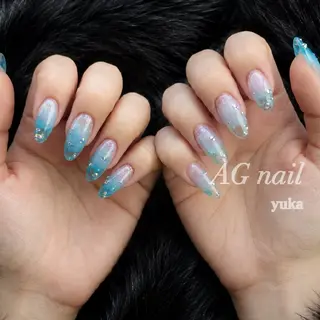 ネイル AGnail 富永  /ちゅるん韓国ネイルのネイルデザイン