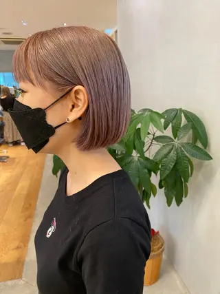 ショート カラー 、 、のヘアスタイル
