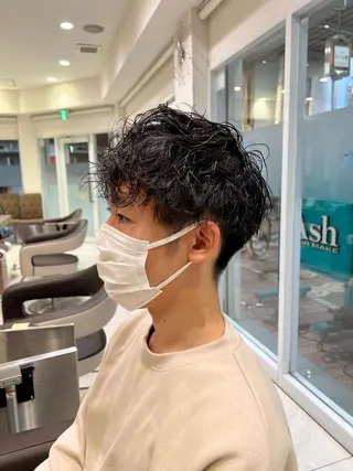 パーマ メンズ 田代 祐太のヘアスタイル