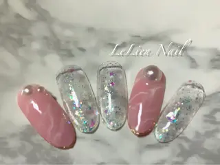ネイル モチの良さ◉ フィルインネイル♡のネイルデザイン