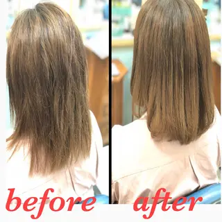 ミディアム パーマ dealers カルロスのヘアスタイル
