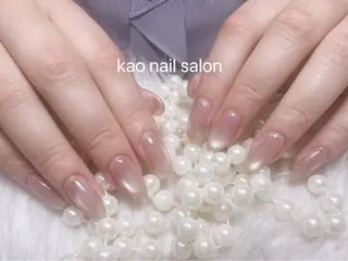 ネイル kao nail マグネット/長さだしのネイルデザイン