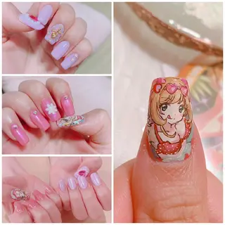 ネイル shizucream 痛デコネイル専門のネイルデザイン