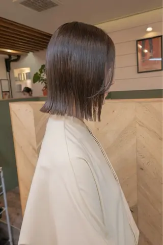 〈ボブ〉縮毛矯正 船橋駅5分/鈴木杏美のヘアスタイル