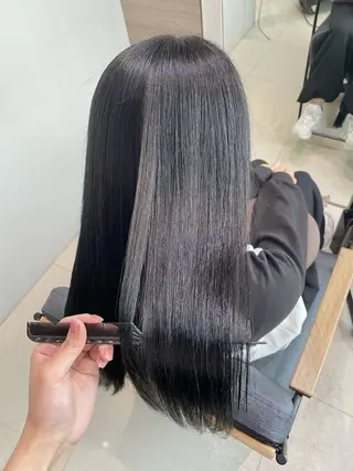 ロング 井出 くるみのヘアスタイル