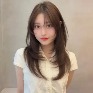 ロング カラー レイヤー/ウルフ🤍 mayo.のヘアスタイル