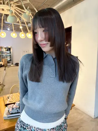 ロング カラー Luca🟠 透明感カラーのヘアスタイル