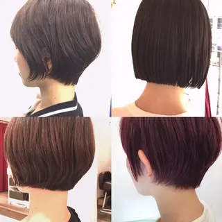 ショート カラー 大人女性ショート専門 tomodaのヘアスタイル