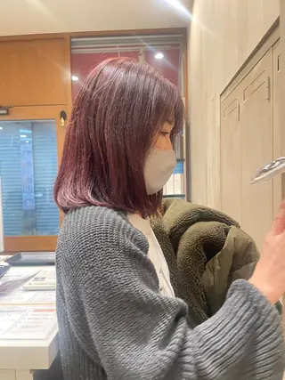 ミディアム カラー 髪質改善/Bloss om🌷高橋沙衣のヘアスタイル