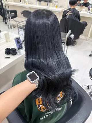 ロング カラー ヘアアレンジ 💟RINNA 艶カラー💟のヘアスタイル