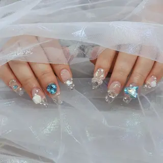 ネイル CeCeGarden ✨️キラキラワンホンのネイルデザイン