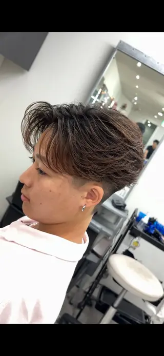 パーマ メンズ eraアメ村店 ヒイロのヘアスタイル