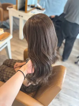 ロング カラー yui🥀/ボブ /ブリーチなしカラーのヘアスタイル