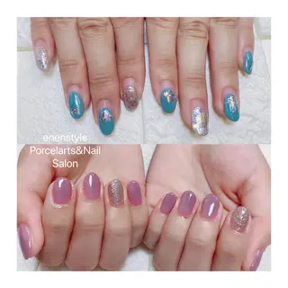 ショート ネイル 🐾enen style 🐾のネイルデザイン