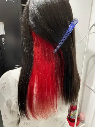 セミロング 髪質改善色素改善特化 keiのヘアスタイル