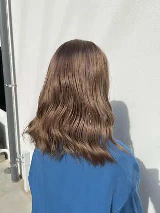 ミディアム カラー 「sumi」 AMIのヘアスタイル