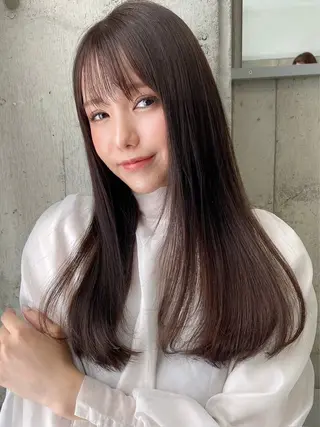 ロング カラー ヘアアレンジ 𝑹𝒆𝒊𝒚𝒂 🥀/名駅/艶カラーのヘアスタイル
