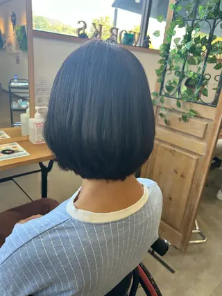 ショート ブリーチなしベージュ /ヘアセット/ミユのヘアスタイル