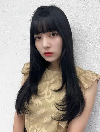 ロング 淺井 子寿々のヘアスタイル