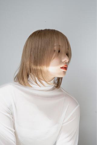 ミディアムレイヤー 募集中/村上廉のヘアスタイル