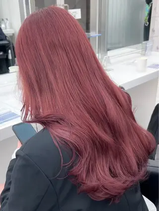 ミディアム カラー ヘアアレンジ 🌈くれは🎨デザイ ン🌟ダメージレスのヘアスタイル
