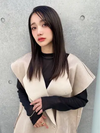 ロング 榎本 雪来のヘアスタイル