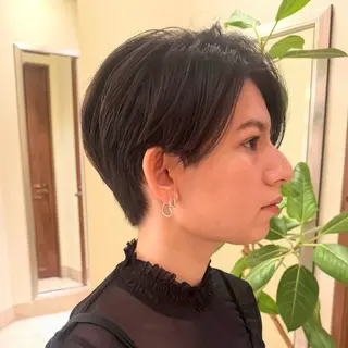 ショート ショートカット / 銀座/ 青山莉奈のヘアスタイル