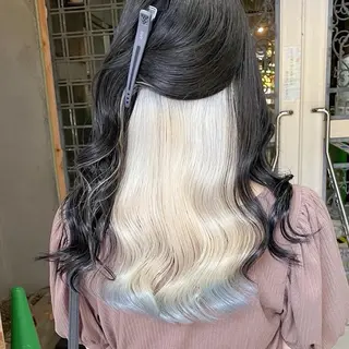 セミロング 【韓国×ハイトーン】 🇰🇷SOGO🩶のヘアスタイル