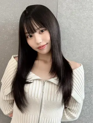 ロング カラー ヘアアレンジ ⭐️巻ける縮毛矯正/ レイヤー to-kiのヘアスタイル