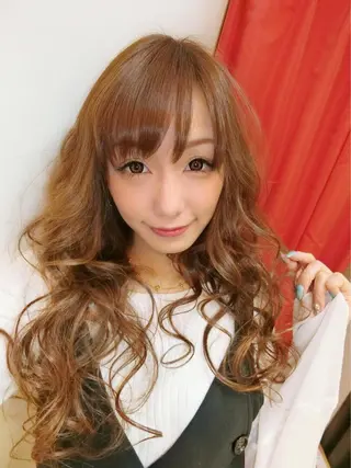 ロング カラー パーマ ヘアアレンジ ネイル マツエク・マツパ 吉川 宙翔のヘアスタイル