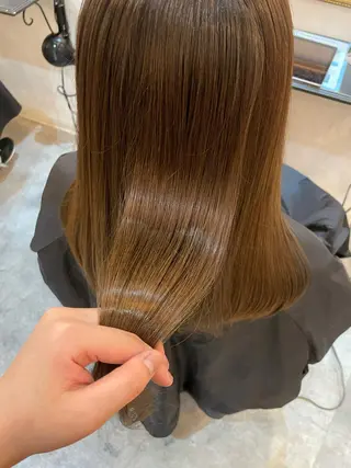 ロング レイヤーカット/ ダブルカラー/ナナミのヘアスタイル