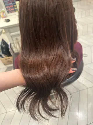カラー ✨️暖色/艶髪カラー 🍒haru🍒✨️のヘアスタイル