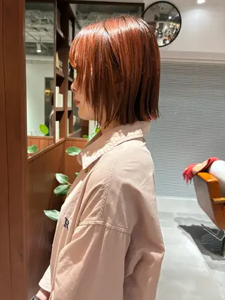 ショート カラー ヘアアレンジ 💟Opus // Mizuki🐕のヘアスタイル