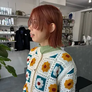 セミロング 工藤 綾乃のヘアスタイル