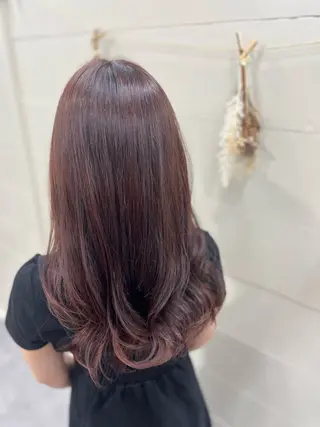 ロング カラー 田口 夏鈴のヘアスタイル