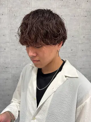 ショート パーマ メンズ メンズパーマ特化/ メッシュ/薫/店長のヘアスタイル