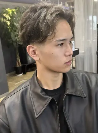 カラー メンズ パーマ TAKA|名駅| 清潔感×上品垢抜けのヘアスタイル