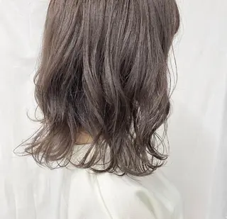 ミディアム カラー Amelie yunのヘアスタイル